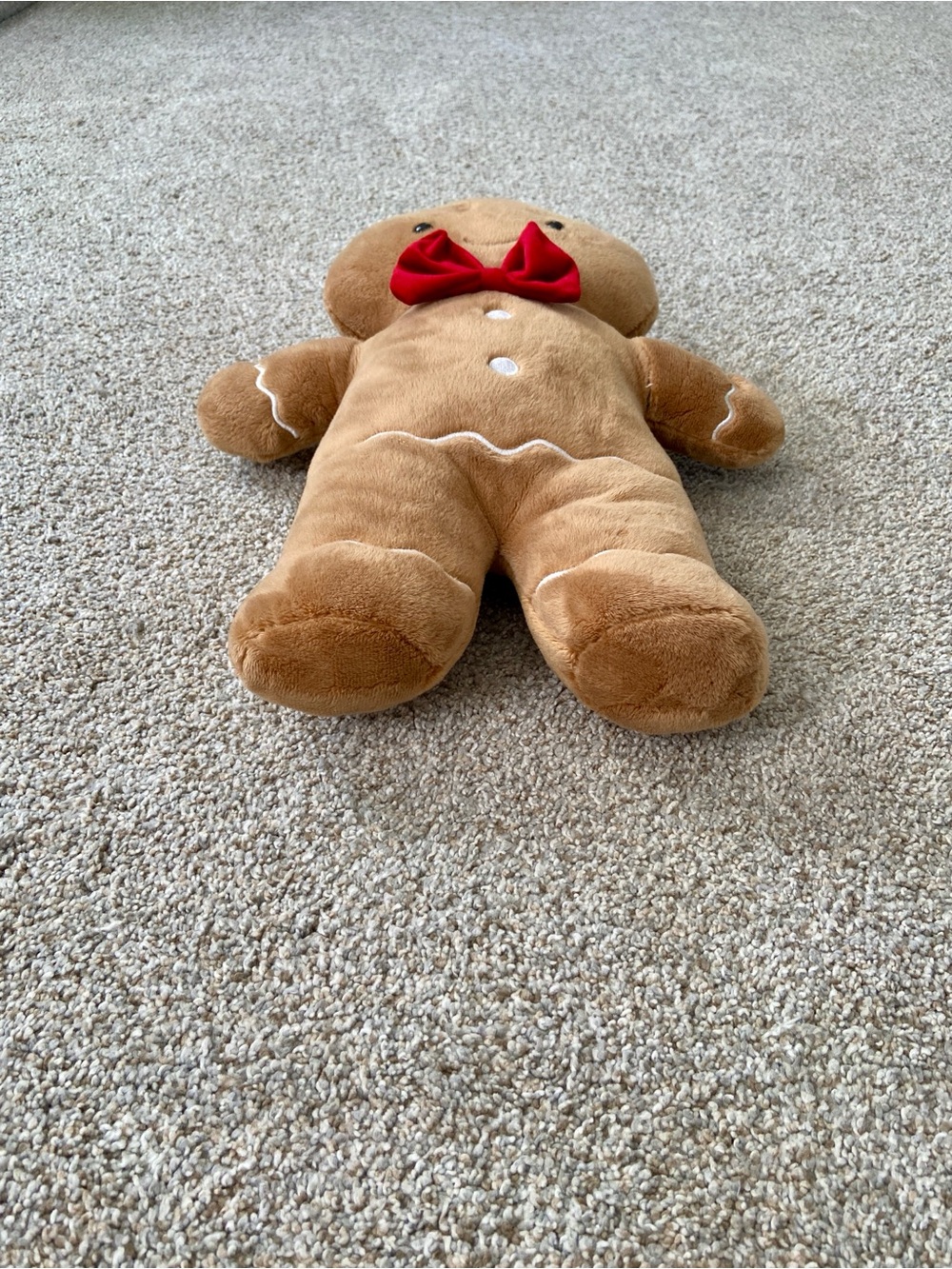 Gingerbread man Pillow Holiday Christmas Decorative Pillow - Picture 5 of 12